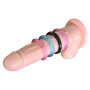 Pierścień erekcyjny na penisa elastyczny różowy - 5